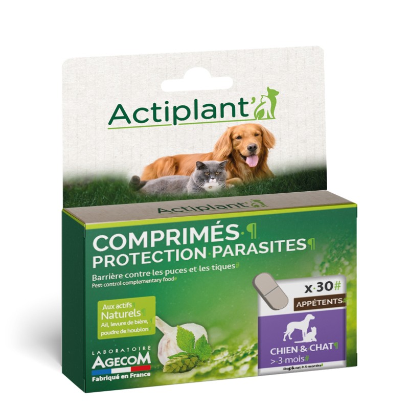 ACTIPLANT COMPRIMES PROTECTION PARASITAIRES B/30CPR