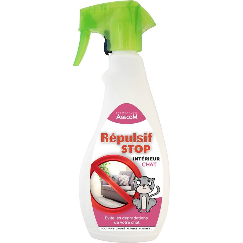 REPULSIF STOP SPRAY INTERIEUR CHAT 500ML