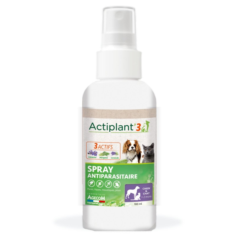 ACTIPLANT'3 SPRAY ANTIPARASITAIRE 100ML